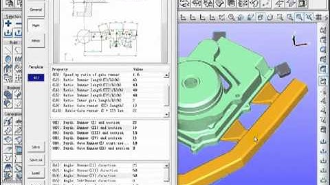 One button gate System design in die casting (Example 2: full operation process)