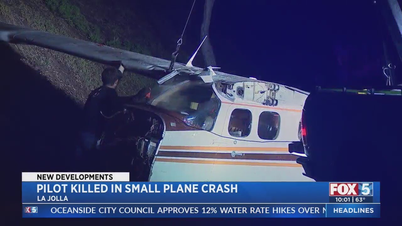 Pilot Killed In Small Plane Crash - YouTube