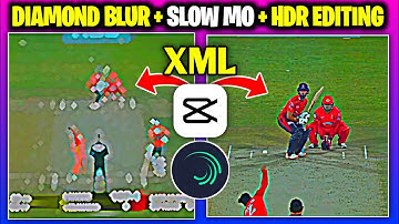 Cricket Video Editing: Smooth Slow-Mo, Zoom Blur & HDR Effects! | CapCut & Alight Motion Tutorial 🏏✨