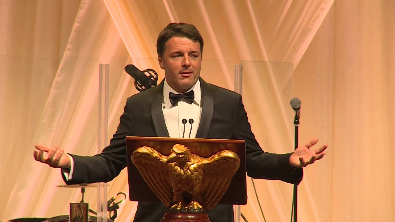 Gli interventi di  Obama e Renzi alla cena di Stato alla Casa Bianca (18/10/2016)