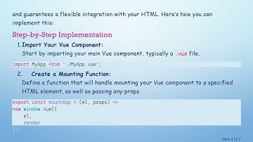 Best Practices for Injecting Variables from HTML into Vue.js