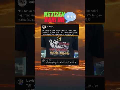 Aduh tak reti malu ke diorang ni. #NetizenHariIni
