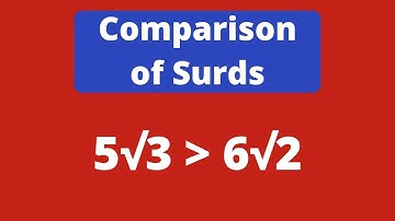 Comparison of Surds | How to compare Surds