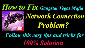 How to Fix Gangster  Vegas crime App Network Connection Problem in Android|Internet Connection Error