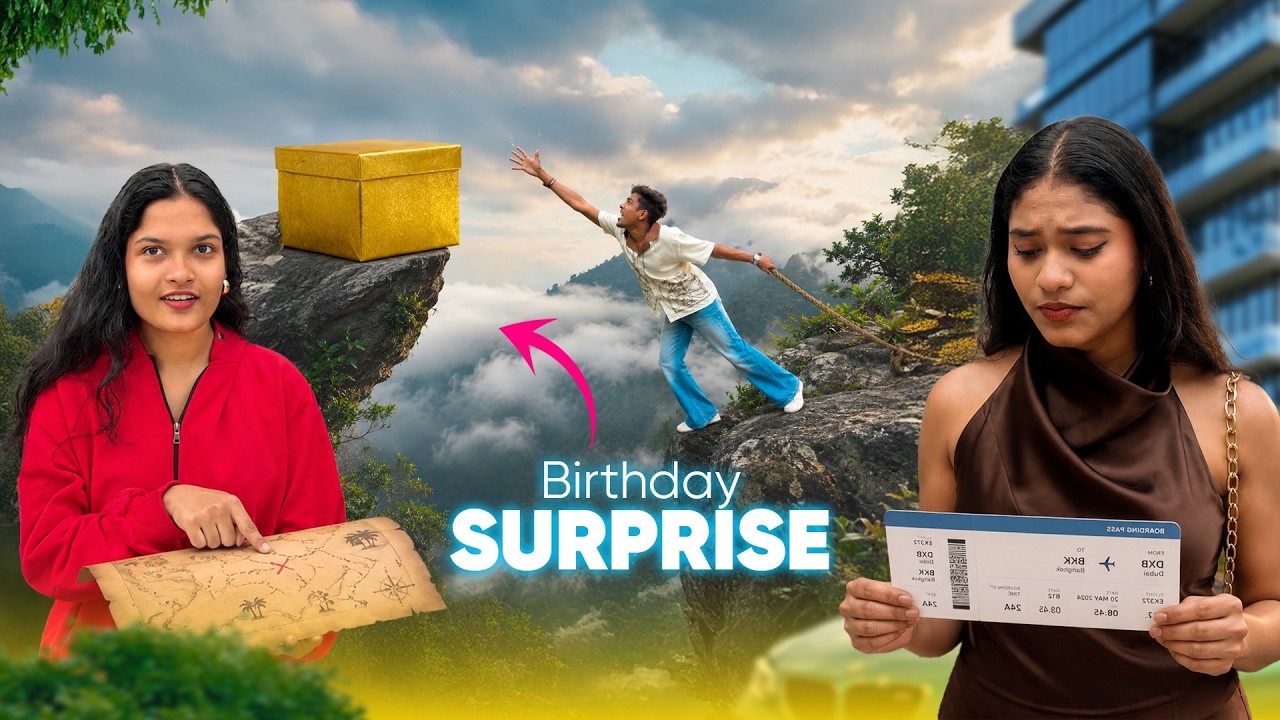 Birthday Surprise to Ashna 😍 From India to Georgia