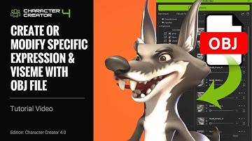 Character Creator 4 Tutorial - Create or Modify Specific Expression or Viseme with OBJ File