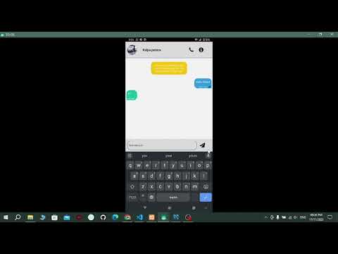 React Native Chat App Chat Page Process