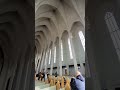 Organ playing at Hallgrímskirkja church in Iceland