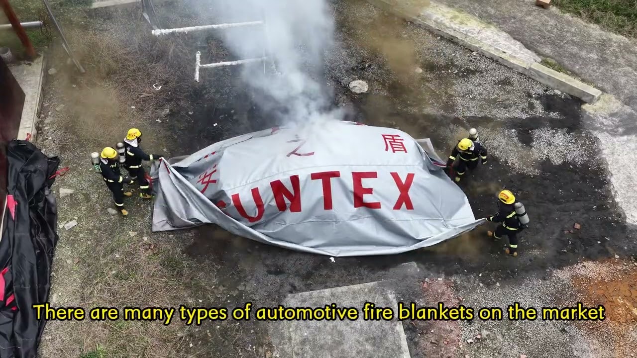 A Leap in EV Fire Safety: Successful Live-Drill of the Suntex Fire Control Blanket
