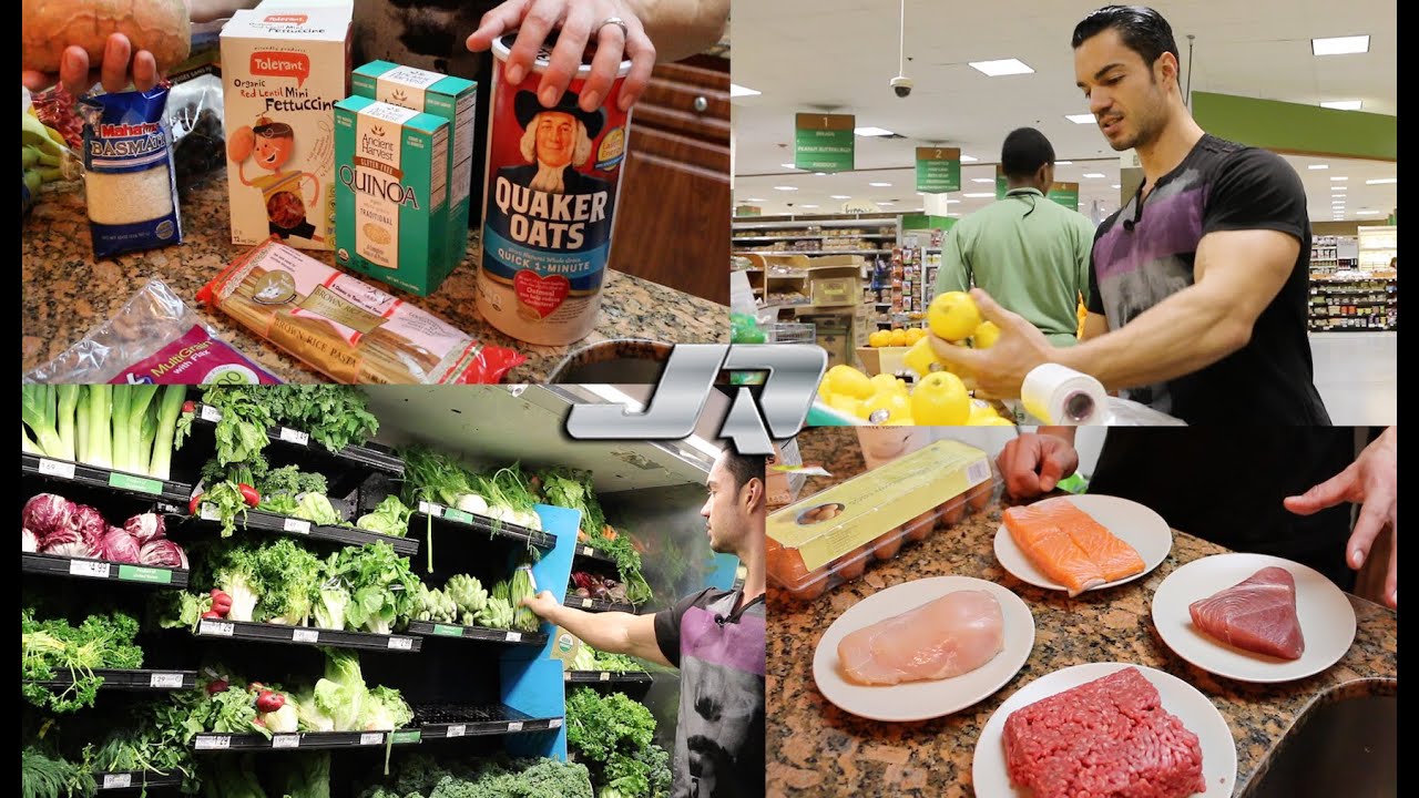 COMMENT FAIRE SES COURSES POUR LA MUSCULATION POUR UNE ALIMENTATION SAINE