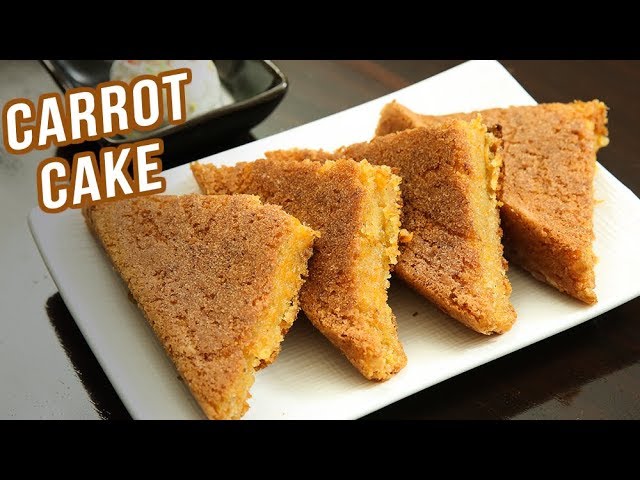 Carrot Cake Recipe - How To Make Eggless Carrot Cake At Home - Dessert Recipe - Ruchi Bharani | Rajshri Food
