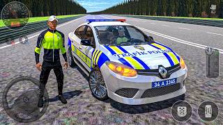 Renault Fluance Türk Polis Arabası Sürüş Oyunu - Polis Oyunu 2026 - Android Gameplay