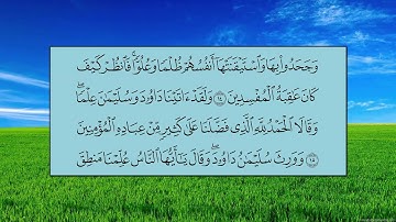 سورة النمل (الآية 1 ~ الآية 26) - ياسر بن راشد الدوسري