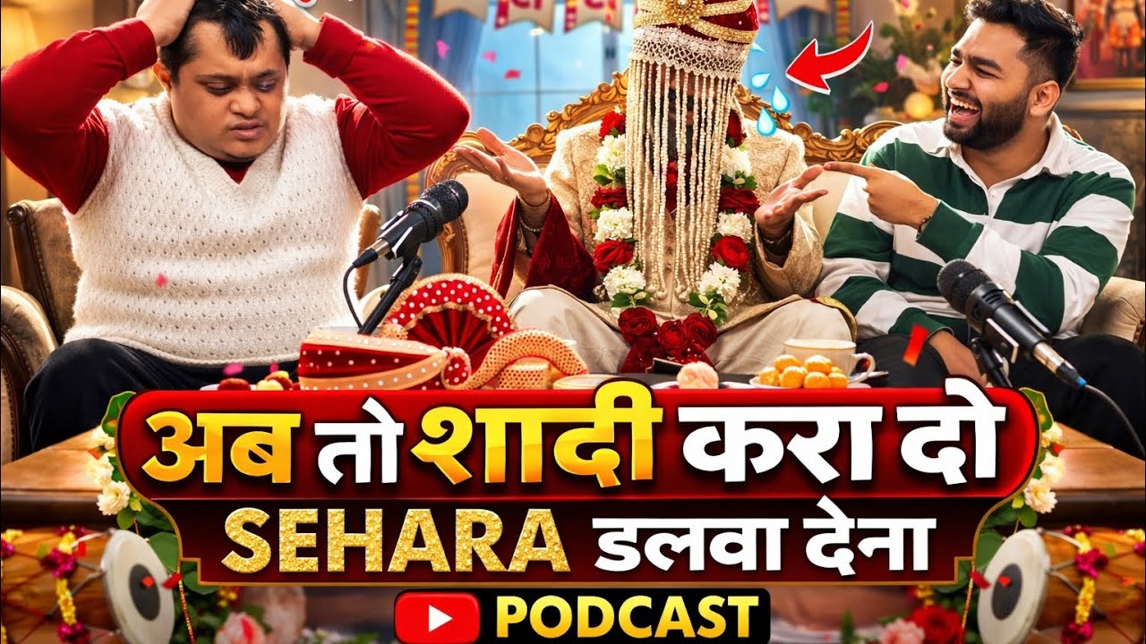 अब तो शादी करा दो 😅 | Sehara डलवा देना | Funny Wedding Talk Podcast