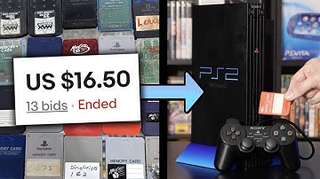 I Won 20 Untested PS1 & PS2 Memory Cards From eBay, Let