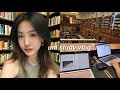 STUDY VLOG👩🏻‍💻📚uni life in london, preparing for med school exams, chill mornings, library studying