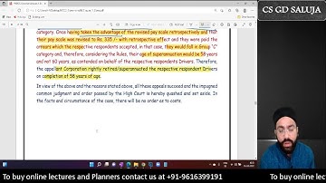 MDCS Fast Track Batch - Revision Class - Class-6 - June 2022 / CS Professional / CS GD SALUJA