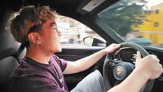 JASON Drives RONS PORSCHE GT3 *NEAR CRASH*