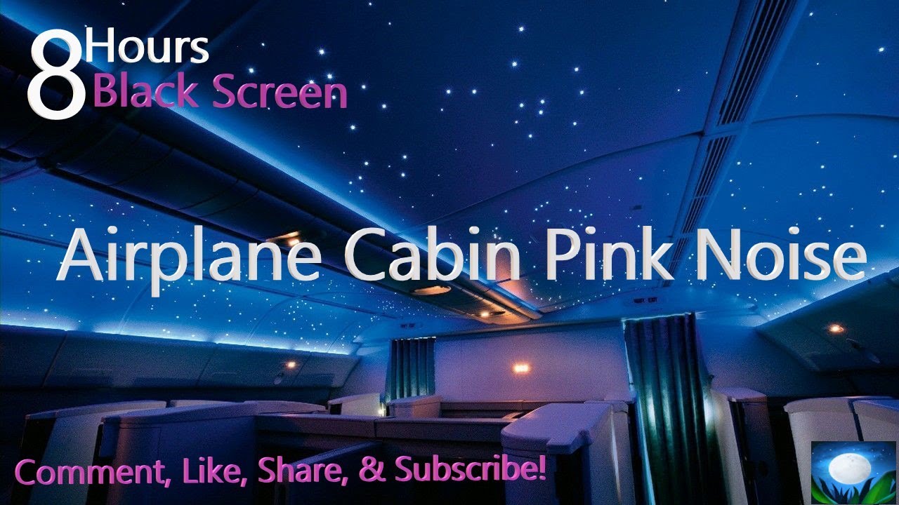 Airplane Cabin Jet Sounds | Pink Noise | White Noise | Sleep Study Meditate | Euphoric Sounds Now