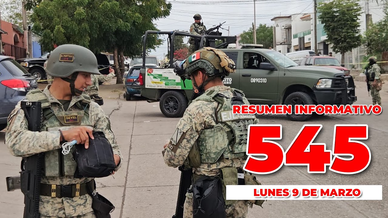🔴 #envivo DÍA 545: RESUMEN INFORMATIVO LUNES 9 DE MARZO