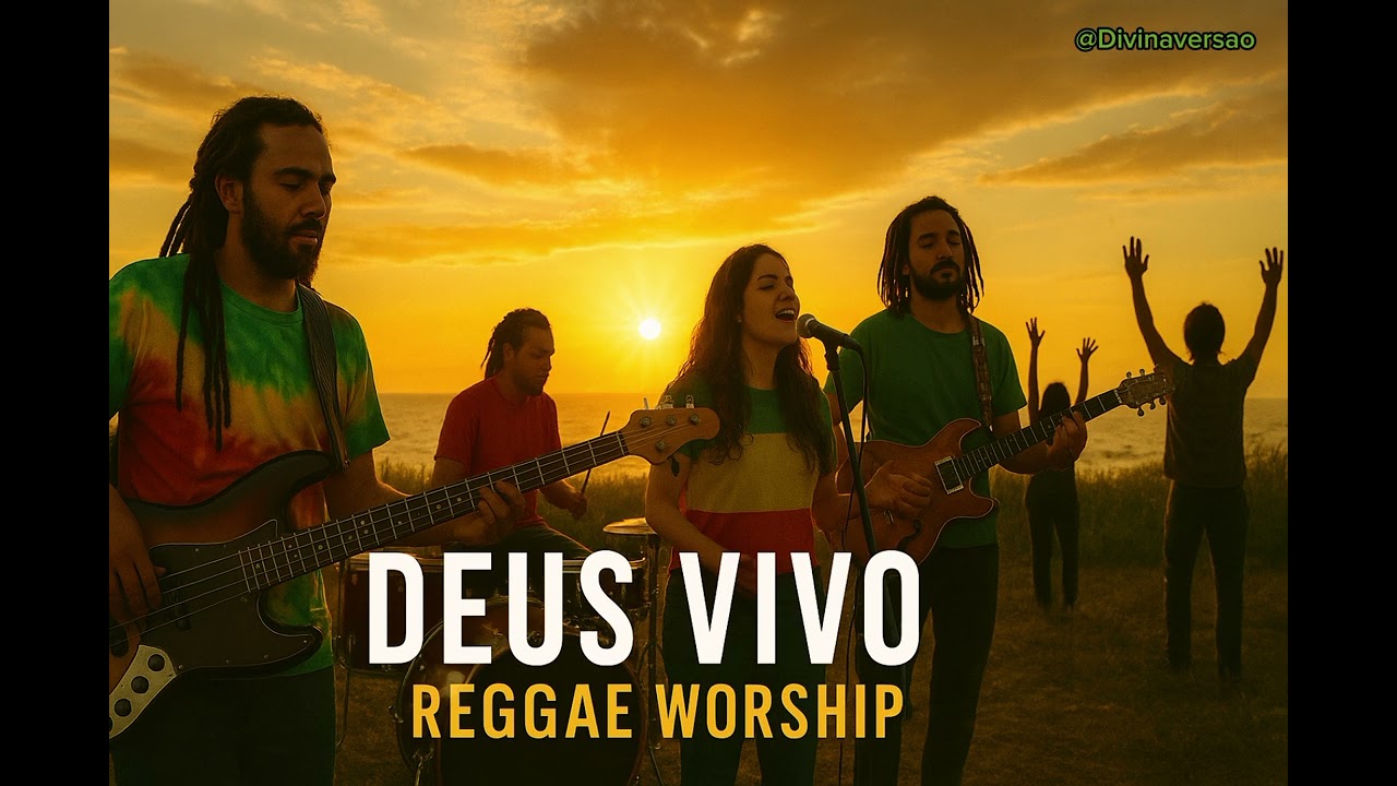 Deus Vivo – Reggae Worship ao Pôr do Sol | Fé, Groover e Presença