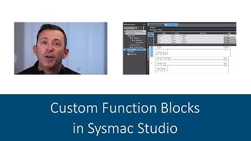 Custom Function Blocks Introduction in Sysmac Studio