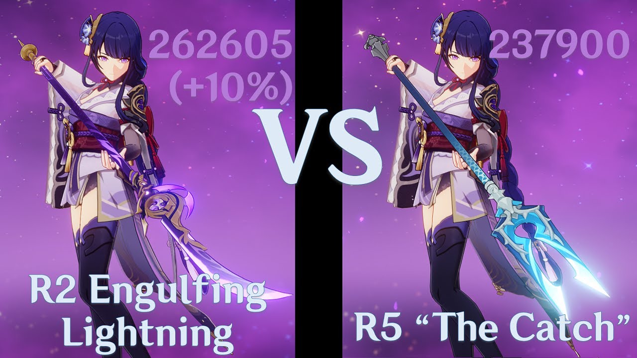 Testing | Raiden Shogun | R2 Engulfing Lightning vs. R5 