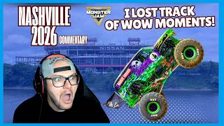 THE BEST SKILLS CHALLENGE EVER! Monster Jam Nashville 2026 Commentary