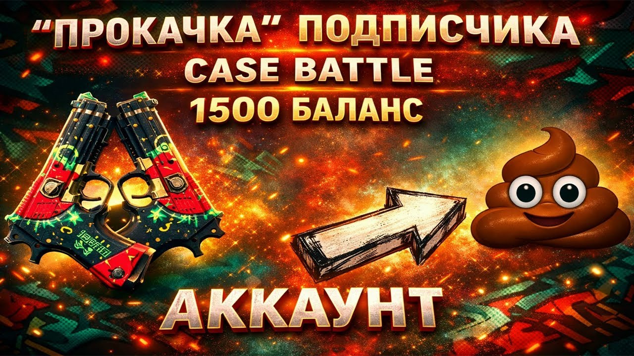 ПРОКАЧКА ПОДПИСЧИКА CASE BATTLE БАЛАНС 1500! АККАУНТ ЧИСТЫЙ НОВЫЙ, СЛИВ КБ