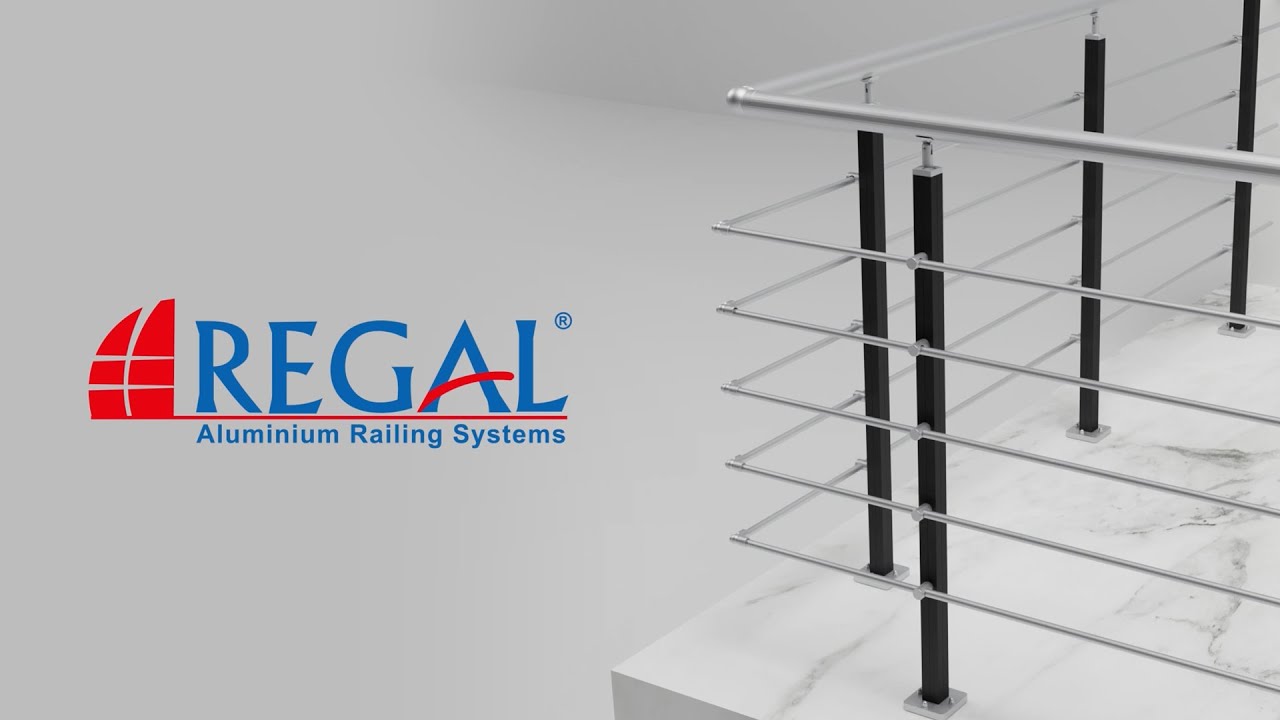 RGL - 2701 Aluminium Railing System Installation - YouTube