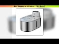 Wireless Stainless Steel,3.0L Rechargeable Battery Operated Pet Water Fountain for Cats Inside