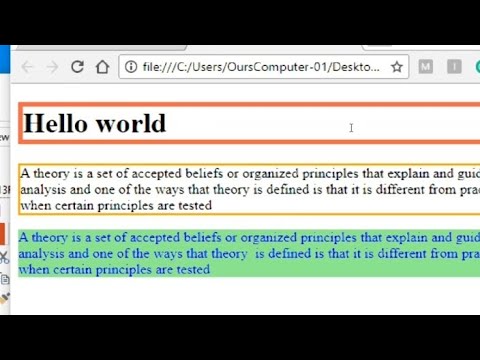 Css border colors lesson-5 (part-5) how to add border for text