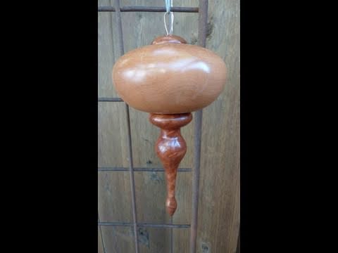 Woodturning Projects Christmas Ornament - YouTube