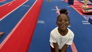 Gymnastics with my sisters 🤸🏾‍♀️😃#gymnastics #foampit #ballpit #ropeswing