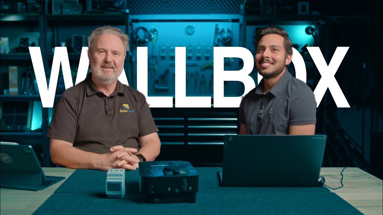 Doshab from Wallbox demonstrates the power for their dashboard