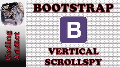 Bootstrap Tutorial for Beginners - Bootstrap Scrollspy (vertical)