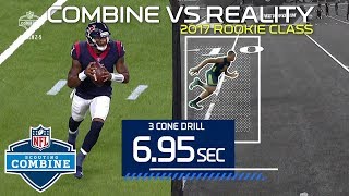 Combine vs. Reality: Watson, McCaffrey, JuJu, Kamara & More 2017 Rookies! | NFL Highlights