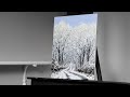 Painting a winter path landscape with acrylics  paint with ryan