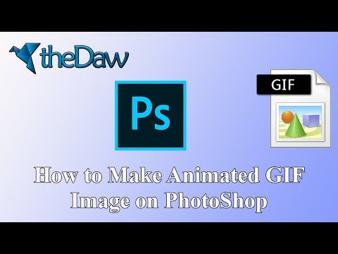 How To Make Animated GIF Image on PhotoShop | theDaw