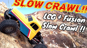 LCG Crawler + Hobbywing Fusion |  Slow Crawl | Solo Trail