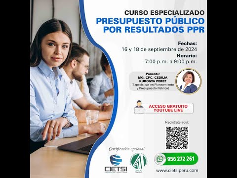 CURSO ESPECIALIZADO PRESUPUESTO