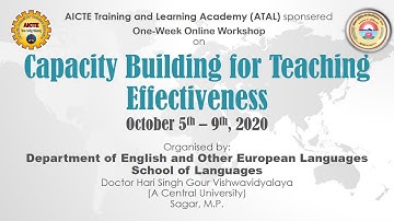 FDP Workshop 2021 - Inaugural Session