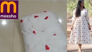 Meesho Most Trending&Viral Red Heart Symbol Dress Worst Dress T Buy