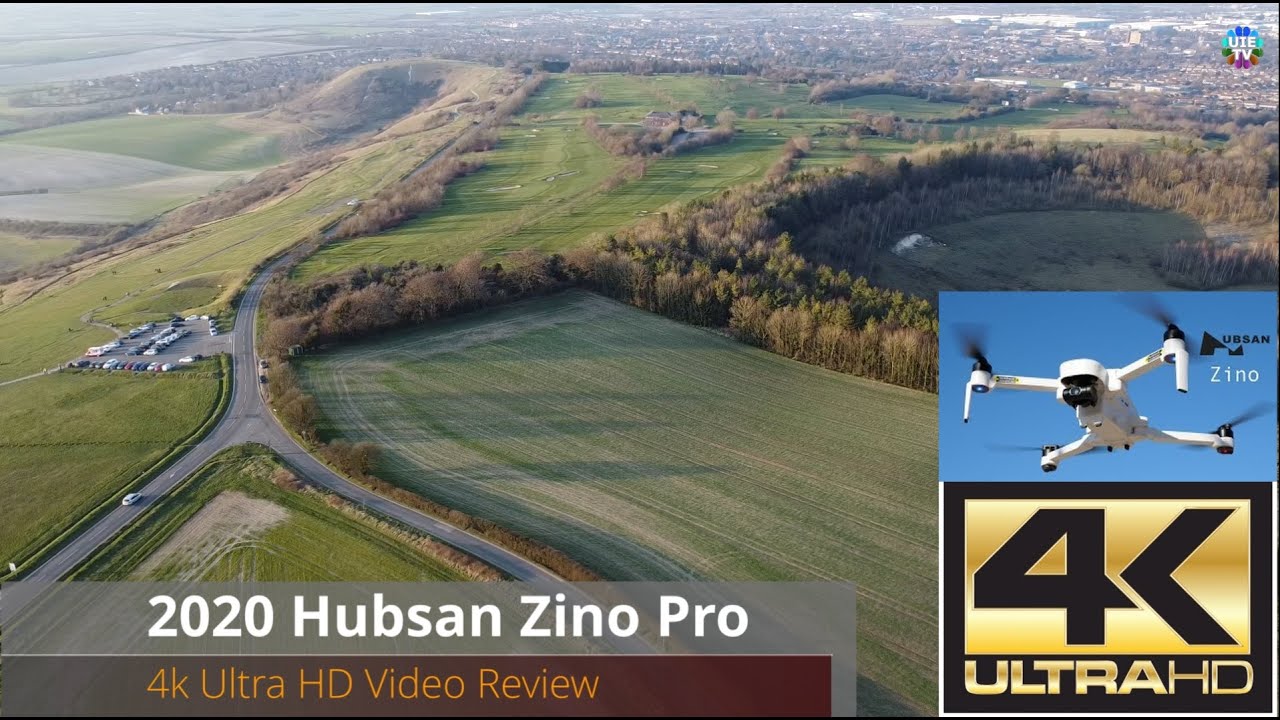 2020 Hubsan Zino Pro Drone Video Camera True Ultra HD 4K Review at Dunstable Downs United Kingdom