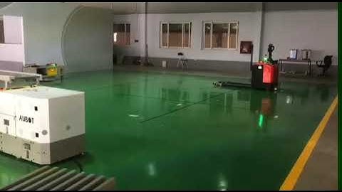 AUBOT Automated Guided Vehicle AGV Operation