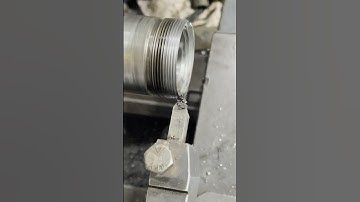 💯💯thread cutting #lathemachine #shorts #youtubeshorts