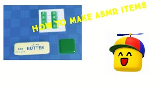 How to make asmr items in Studio lite 
