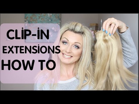 HOW TO CLIP IN EXTENSIONS - YouTube