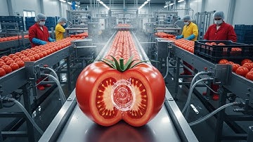 Inside the Modern Tomato Factory From Field to Table The Whole Process