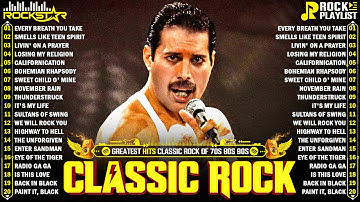 Queen, Nirvana, Scorpions, Aerosmith, ACDC, Bon Jovi, U2, GNR 🔥 Classic Rock 70s 80s 90s Full Album